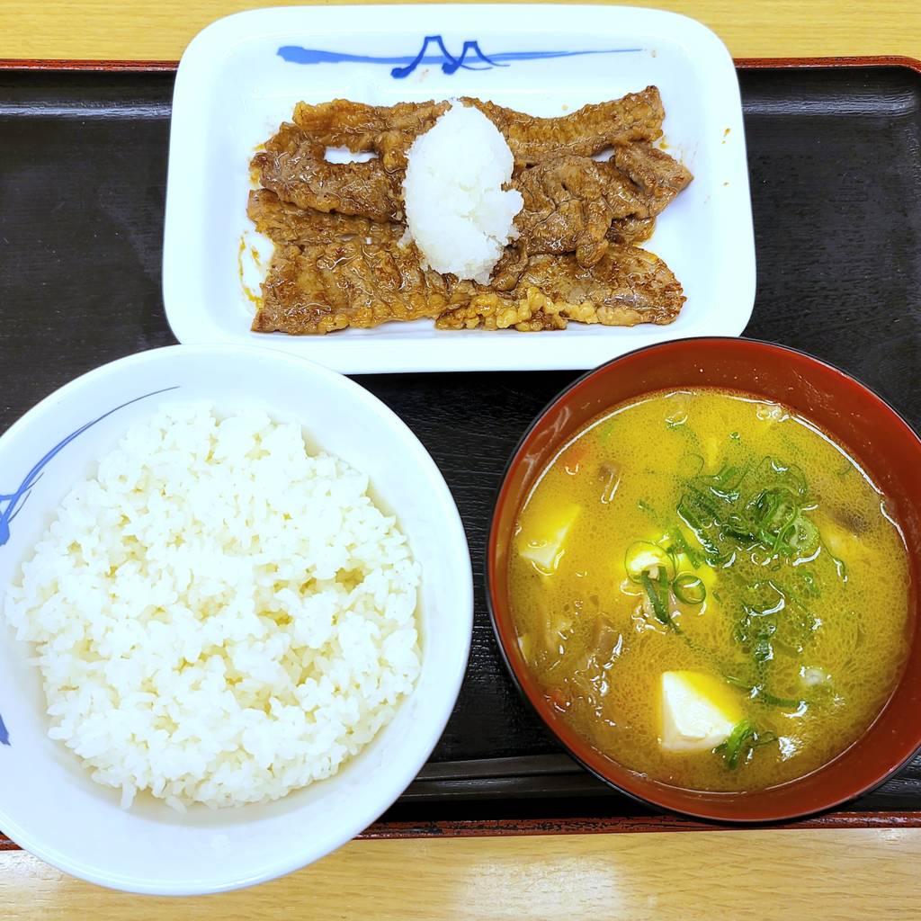 カルビ焼肉定食