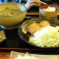 Ａランチ（山ウニコロッケ）と五木五木（い…