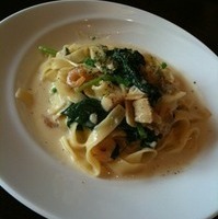 日替わりランチ　シーフードのクリームパスタ