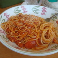 パルマ風スパゲティー　トマト味