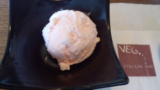 ランチのデザート　シャーベット