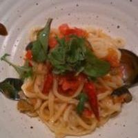 パスタ風うどんアラビアータ