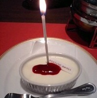 練乳のパンナコッタ