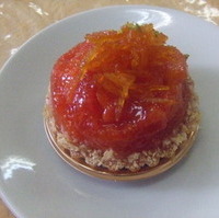 ブラットオレンジのタルト