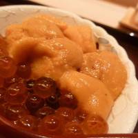 筋子とバフン雲丹