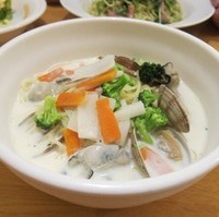 牡蠣と冬野菜のチャウダー風