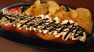 バナナホイップのホットドック