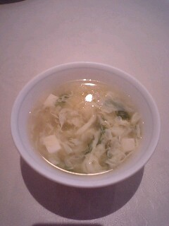 玉子と豆腐のスープ