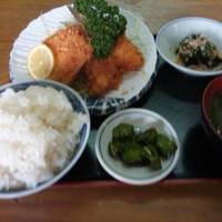 アジフライ定食