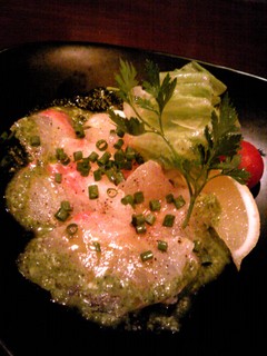 本日鮮魚のカルパッチョ
