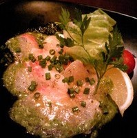 本日鮮魚のカルパッチョ