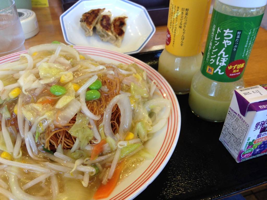 野菜たっぷり皿うどん