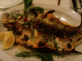 スズキの石釜焼き