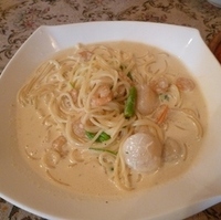 エビとほたてのスパゲッティー