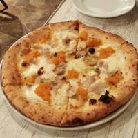 今月のおすすめピザかぼちゃ、美味しかった…