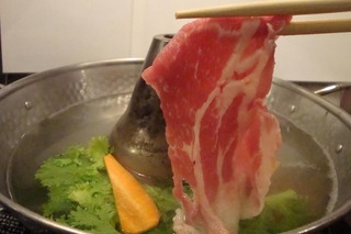 エゴマ豚のしゃぶしゃぶ