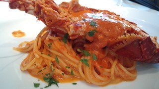オマール海老のパスタ