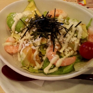 アボカドシュリンプごはん