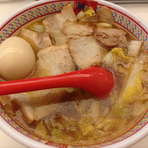 チャーシュー煮玉子ラーメン