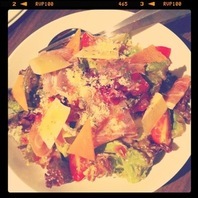 生ハムとチーズのイタリアンサラダ