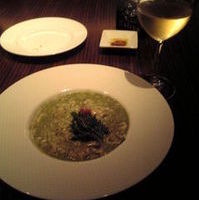 牡蠣と大場のリゾット