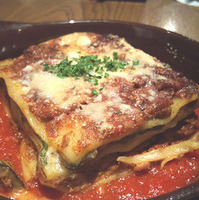 牡蠣のトマトソースラザニア