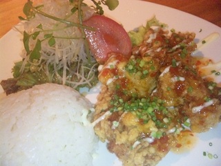 チキンのスウィートチリソース