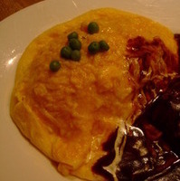 名物ふわとろオムライス+カーディナル特製ハンバーグのセットメニュー(ランチ)