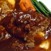 名物ふわとろオムライス+カーディナル特製ハンバーグのセットメニュー(ランチ)