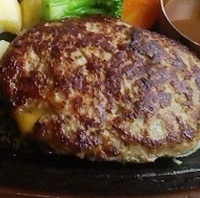 ハムチーズハンバーグ