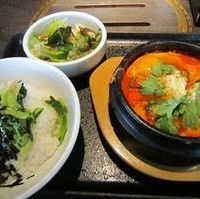 プリプリ海老とチーズの純豆腐