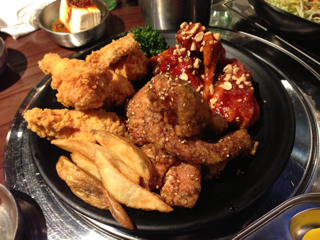 チキン三種盛り合わせ