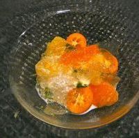 柑橘系のパンナコッタ