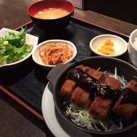 マグロカツ定食