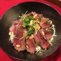 ランチタイムのローストビーフ丼です