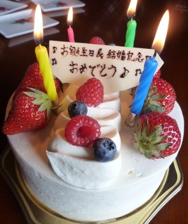 生デコレーションケーキ