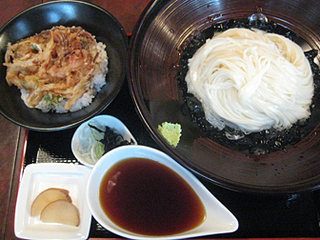 稲庭うどんとかき揚げ丼のＢセット