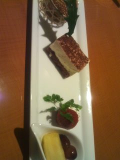 クリスマスディナーのデザート