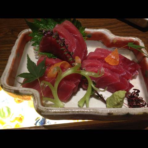 大間のまぐろ刺身