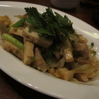 大動脈の葱塩炒め