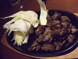 地鶏の炙り炭火焼