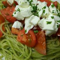 天使のエビのトマトソース