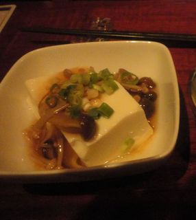 豆腐のきのこあんかけ