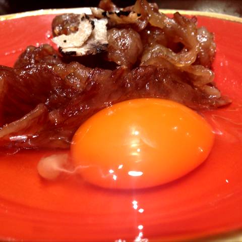 すき焼き サマートリュフのせ