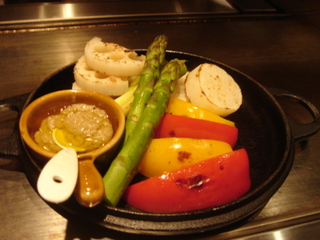 野菜焼きバーニャカウダソース