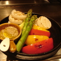 野菜焼きバーニャカウダソース