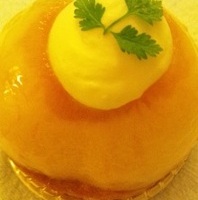 桃のタルト　ケーキ