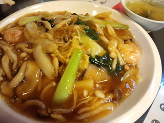 五目あんかけ焼きそば