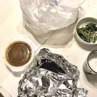 マトンカレーとナンのセット