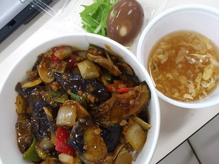 麻婆茄子弁当